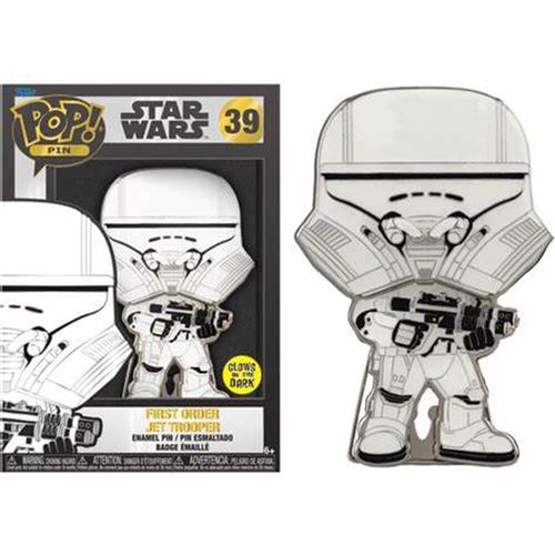 Funko Pop Large Enamel Pin – Star Wars – Jet Trooper Du Premier Ordre