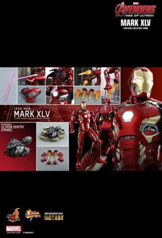 Hot Toys MMS300D11 – Marvel Comics – Avengers : Age Of Ultron – Iron Man Mark 45