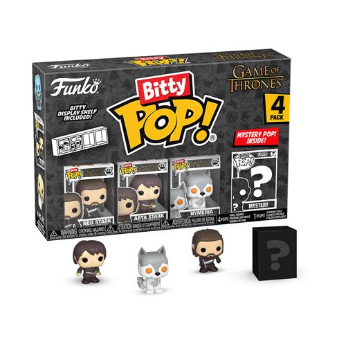 Pack 4 Figurines Funko Bitty Pop Game of Thrones Ned Stark