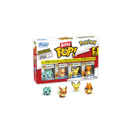 Pack 4 Figurines Funko Bitty Pop Pokémon Bulbasaur