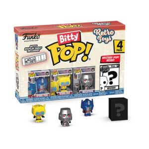 Pack Funko Bitty Pop Transformers de quatre figurines au modèle aléatoire