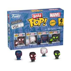 Pack Funko Bitty Pop Miles Morales composé de quatre figurines de collection