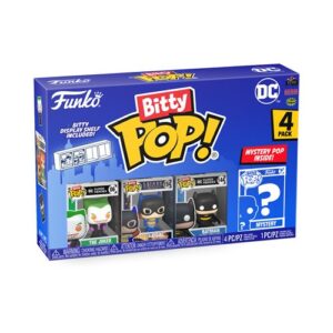 Pack de quatre Funko Bitty Pop Joker pour une collection DC Comics