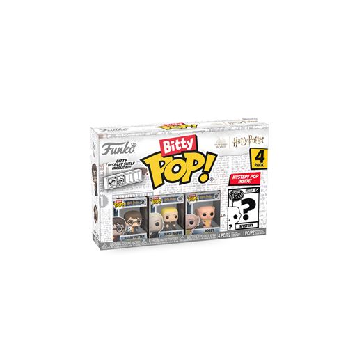 Pack de 4 figurines Funko Bitty Pop Harry Potter in robe with scarf