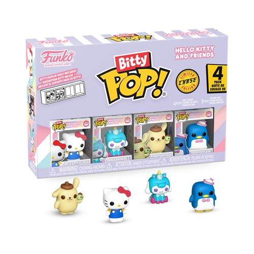 Pack de 4 figurines Funko Bitty Pop Hello Kitty and Friends Sanrio