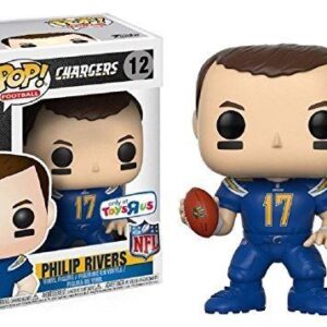 Funko Pop Philip Rivers, figurine NFL des Los Angeles Chargers de 9 cm